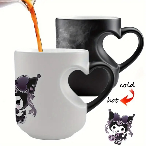 Kuromi Mug, 11oz, Magic Mug, turns from Black to white when hot #K3 - Picture 7 of 7